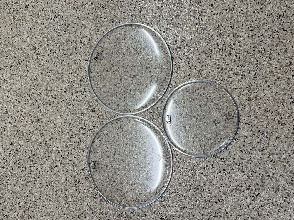 Pearl by Remo Clear Drum Heads Set of 3